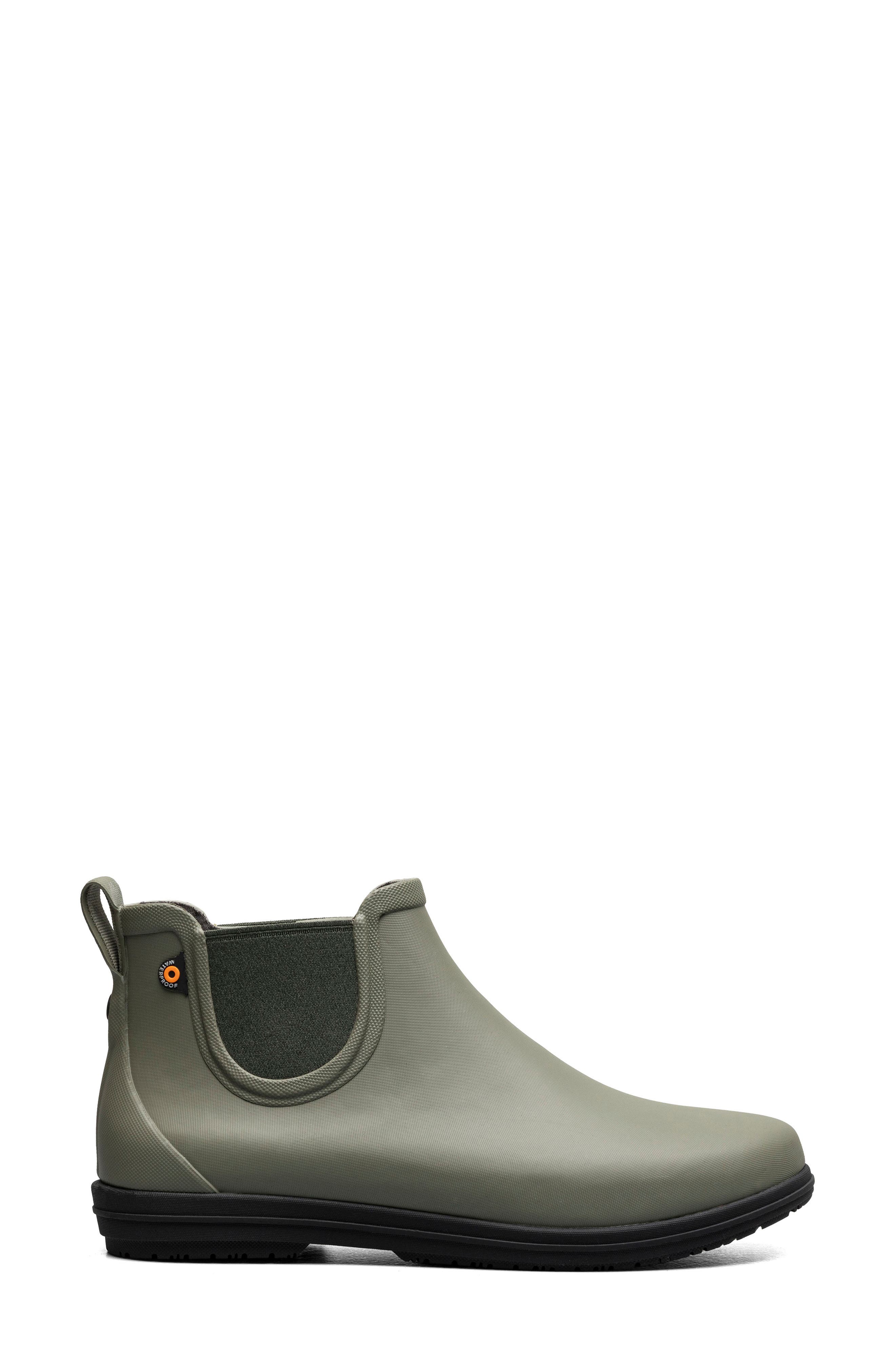 Bogs Sweetpea II Waterproof Chelsea Boot, Alternate, color, Dark Green
