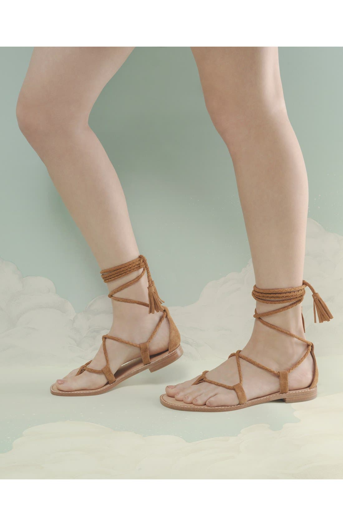 Joie 'Bailee' Lace-Up Sandal, Alternate, color, 