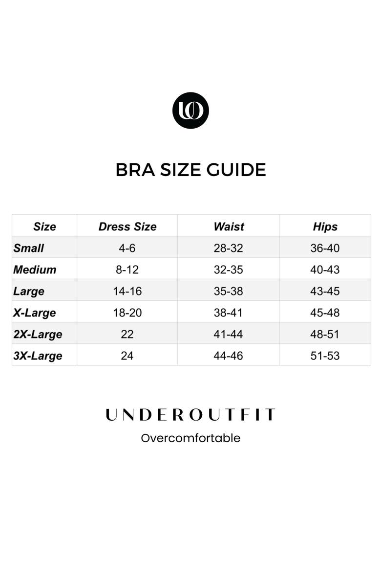 Underoutfit Smoothing At Waist Boyshort, Alternate, color, Black