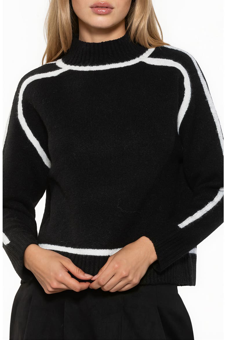 Richie Turtleneck Sweater, Main, color, BLACK