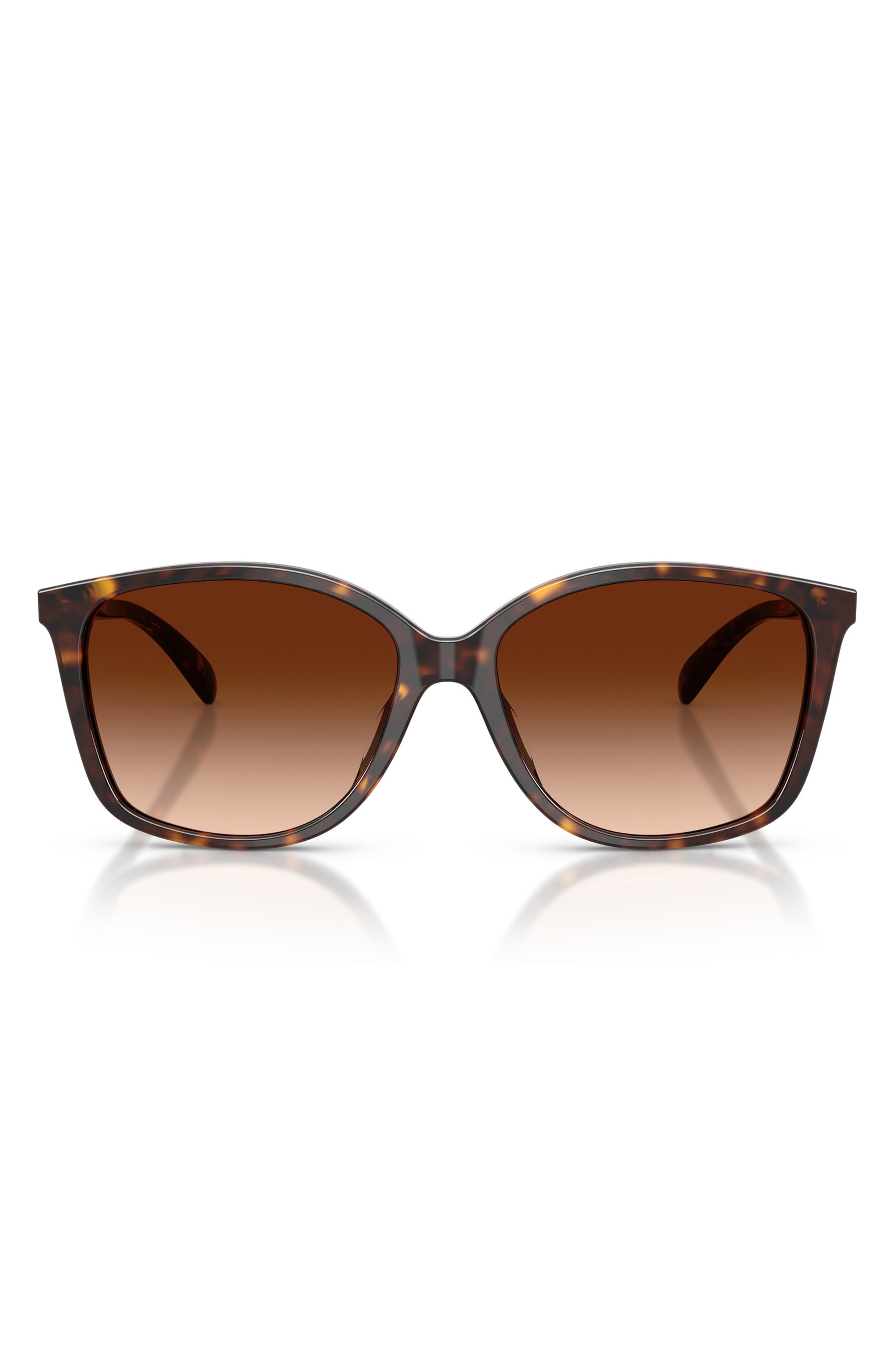 COACH 57mm Gradient Square Sunglasses
