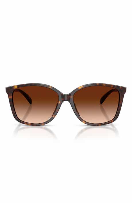 COACH 57mm Gradient Square Sunglasses