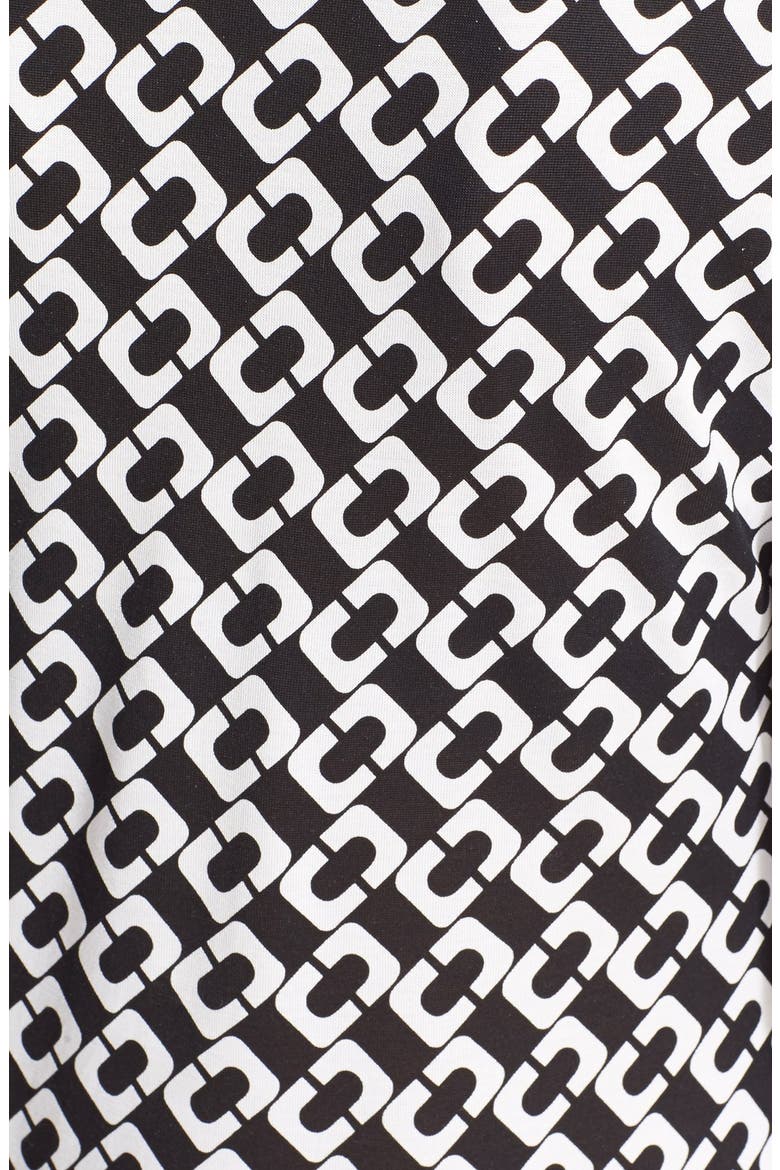 'Reina' Silk Shift Dress, Alternate, color, CHAIN LINK MEDIUM
