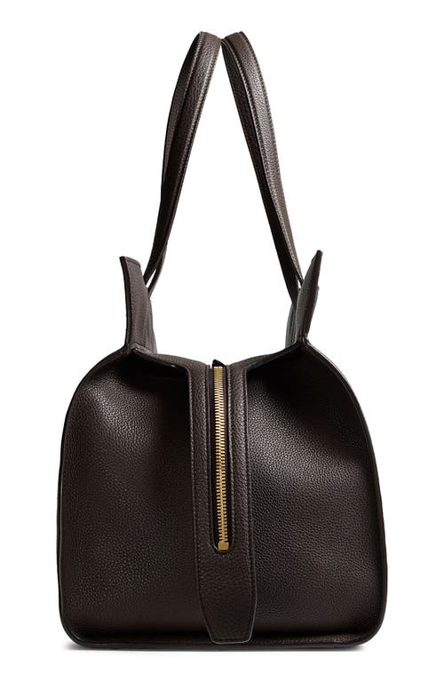 Khaite Crosby Two-handle Zip-closure Shoulder Bag In Brown