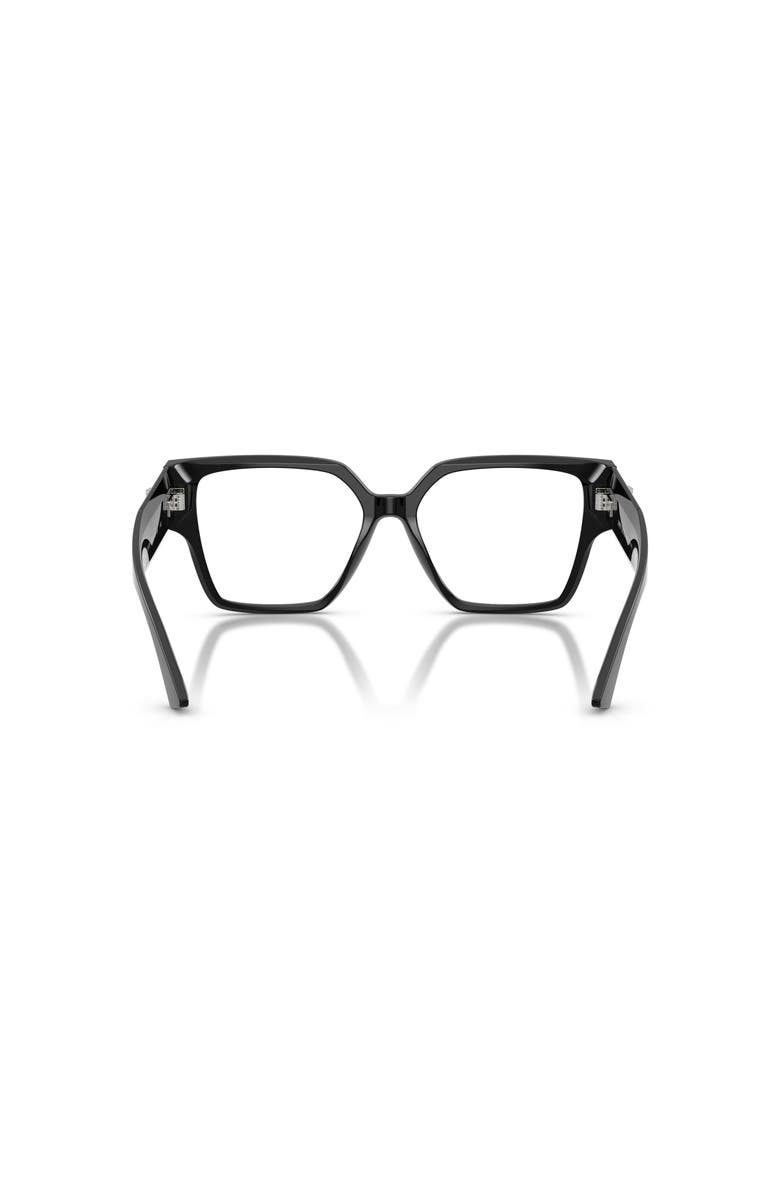 Jimmy Choo 55mm Square optical glasses, Alternate, color, Black