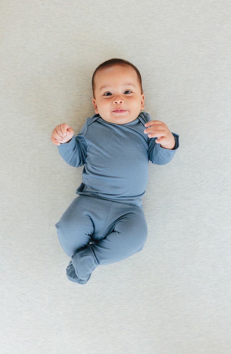 Solly Baby Sleeper Cerulean Fitted Two-Piece Pajamas, Alternate, color,