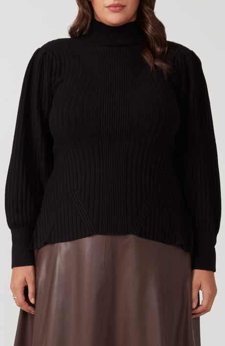 Rae Rib Mock Neck Sweater