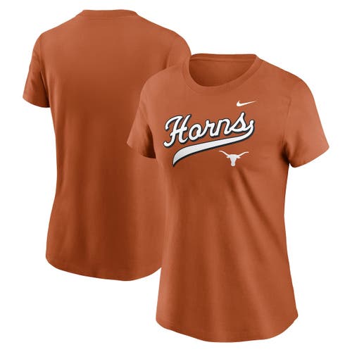 Nike Texas Orange Texas Longhorns Local Script T-shirt