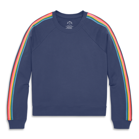 Women's Fit 24/7 Sweatshirt With Rainbow Trim