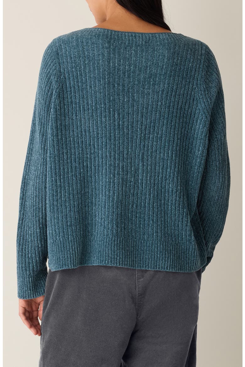 Chenille Rib Sweater, Alternate, color, SEA SPRAY