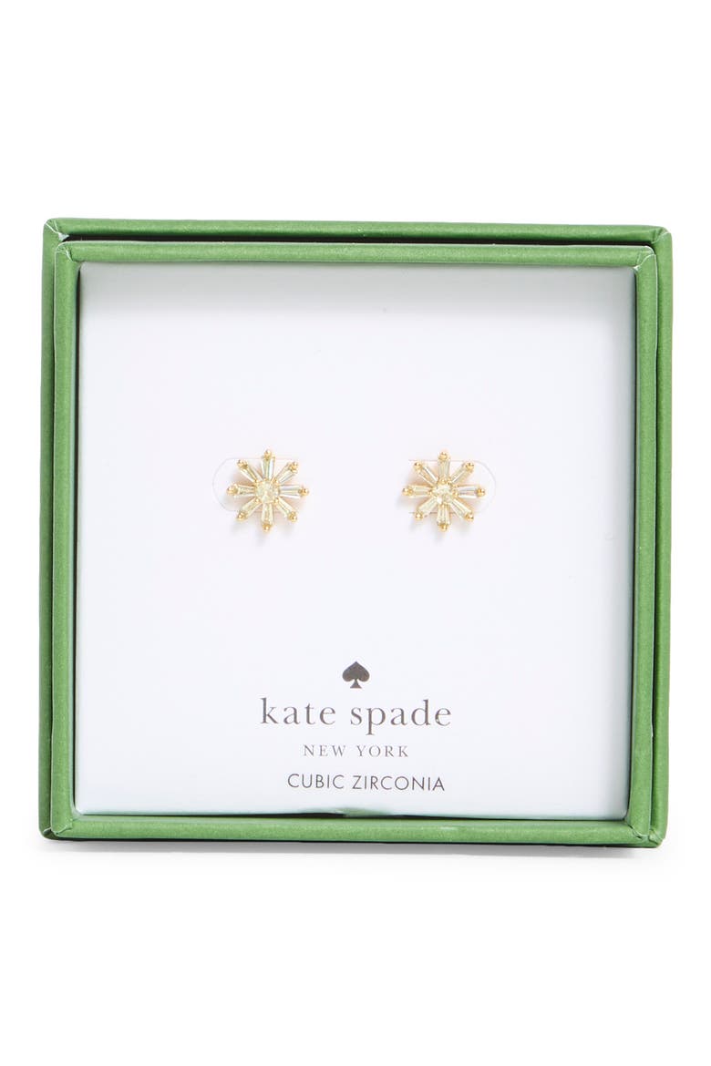 mini flower stud earrings, Main, color, YELLOW / GOLD