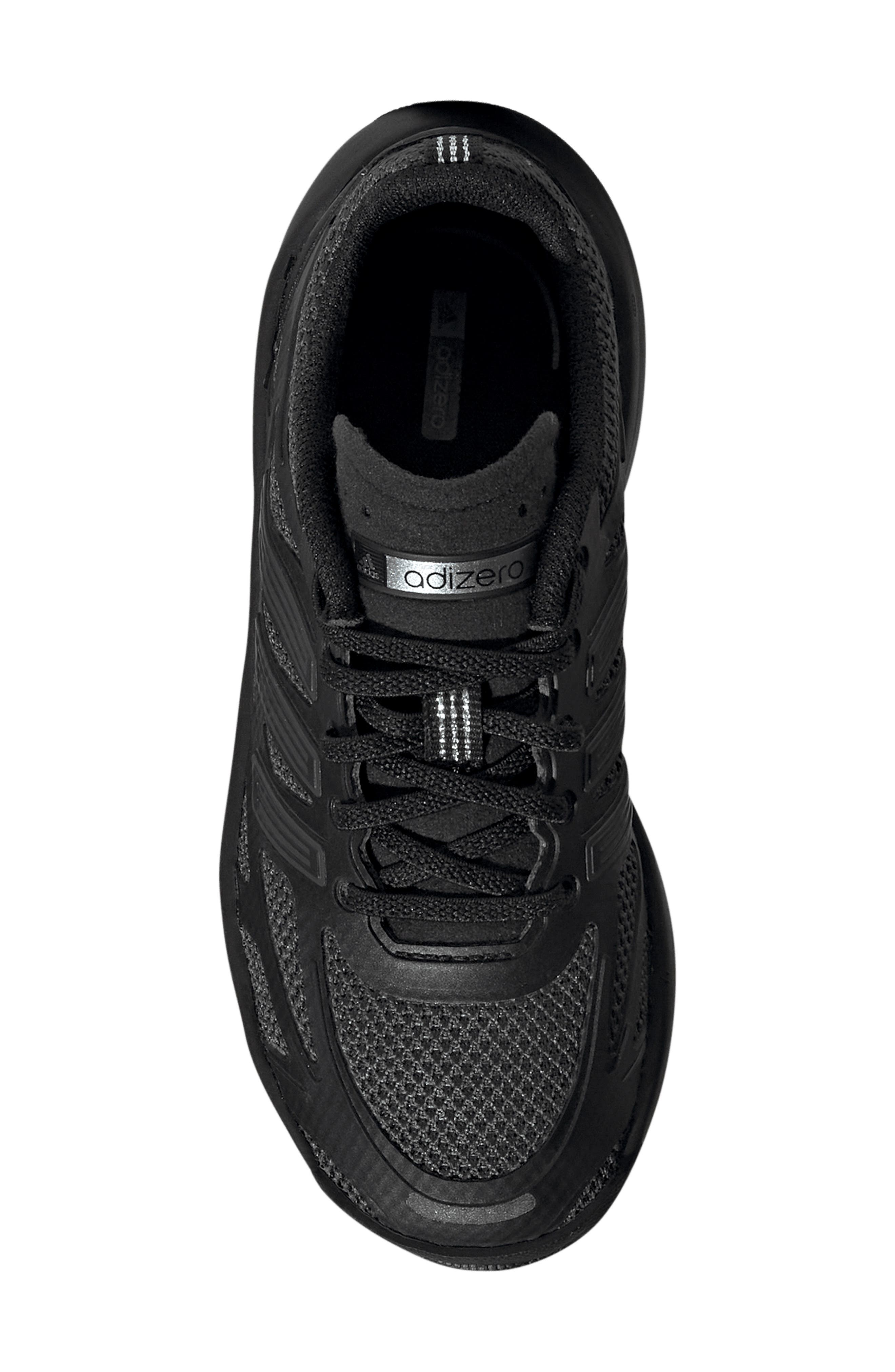 adidas Kids' Adizero Aruku Sneaker, Alternate, color, Black/ Carbon/ Iron Metallic