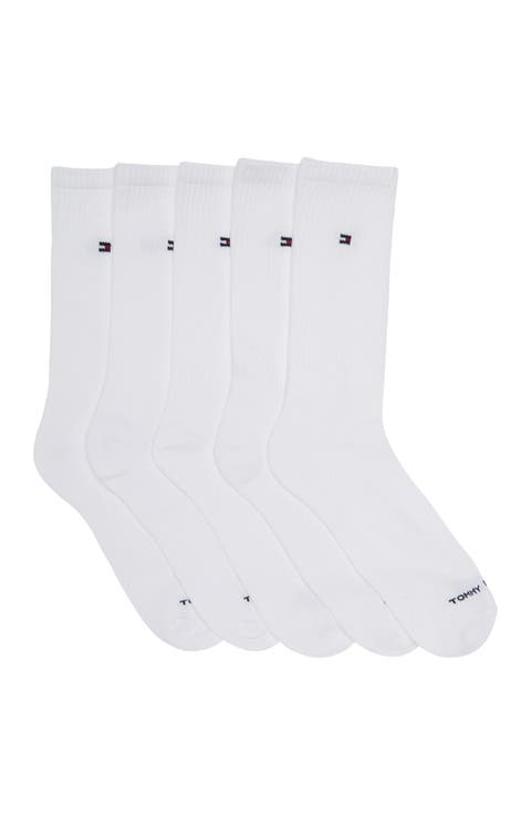 1/2 Terry Crew Socks - 5-Pack