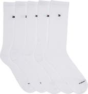 Tommy Hilfiger 1/2 Terry Crew Socks - 5-Pack
