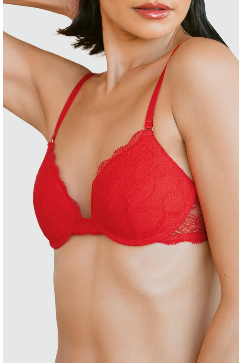 All Over Lace Lift Up Bra, Main, color, Cherie