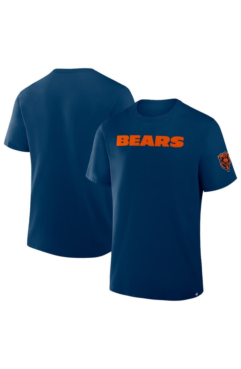 FANATICS Men's Fanatics Navy Chicago Bears Option Route Legacy T-Shirt, Alternate, color, Navy