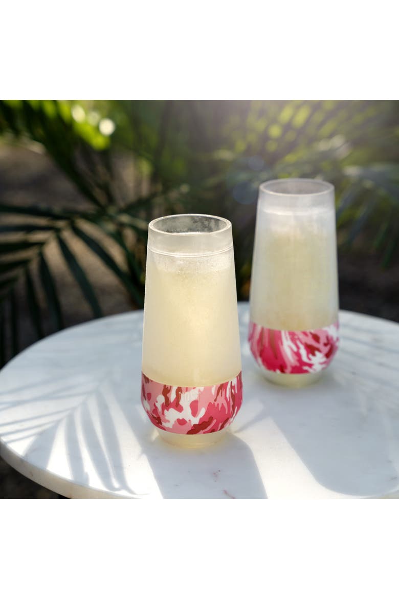Champagne FREEZE Cooling Cup Set of 2, Alternate, color, Pink Camo