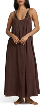 Billabong Good Feels Low Back Maxi Cover-Up Sundress