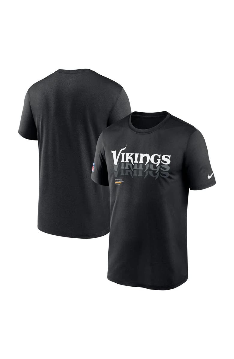 Nike Men's Nike Black Minnesota Vikings Sideline Legend Performance T-Shirt, Alternate, color, 