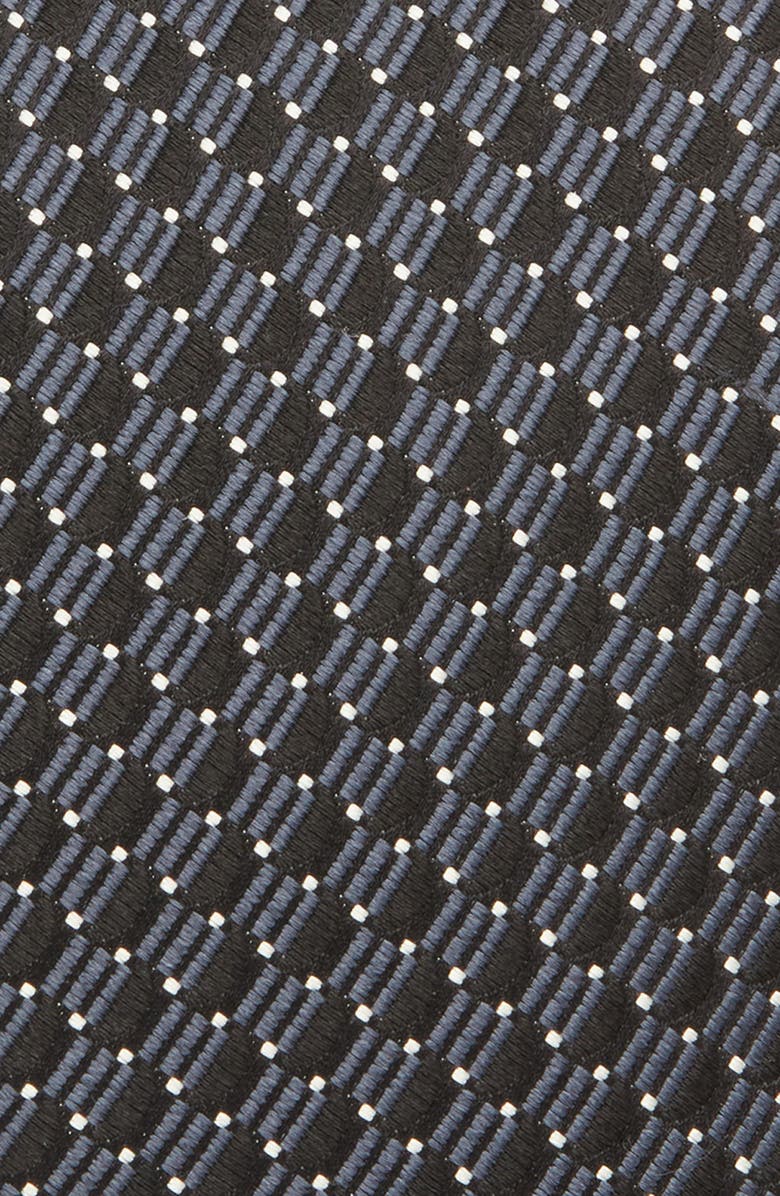 TOM FORD Geo Jacquard Mulberry Silk Tie, Alternate, color, Black