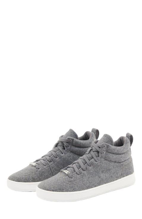 Cashmere High-Top Sneakers