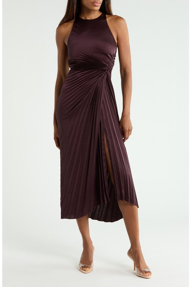 A.L.C. Reagan Asymmetric Pleat Dress (Women)
