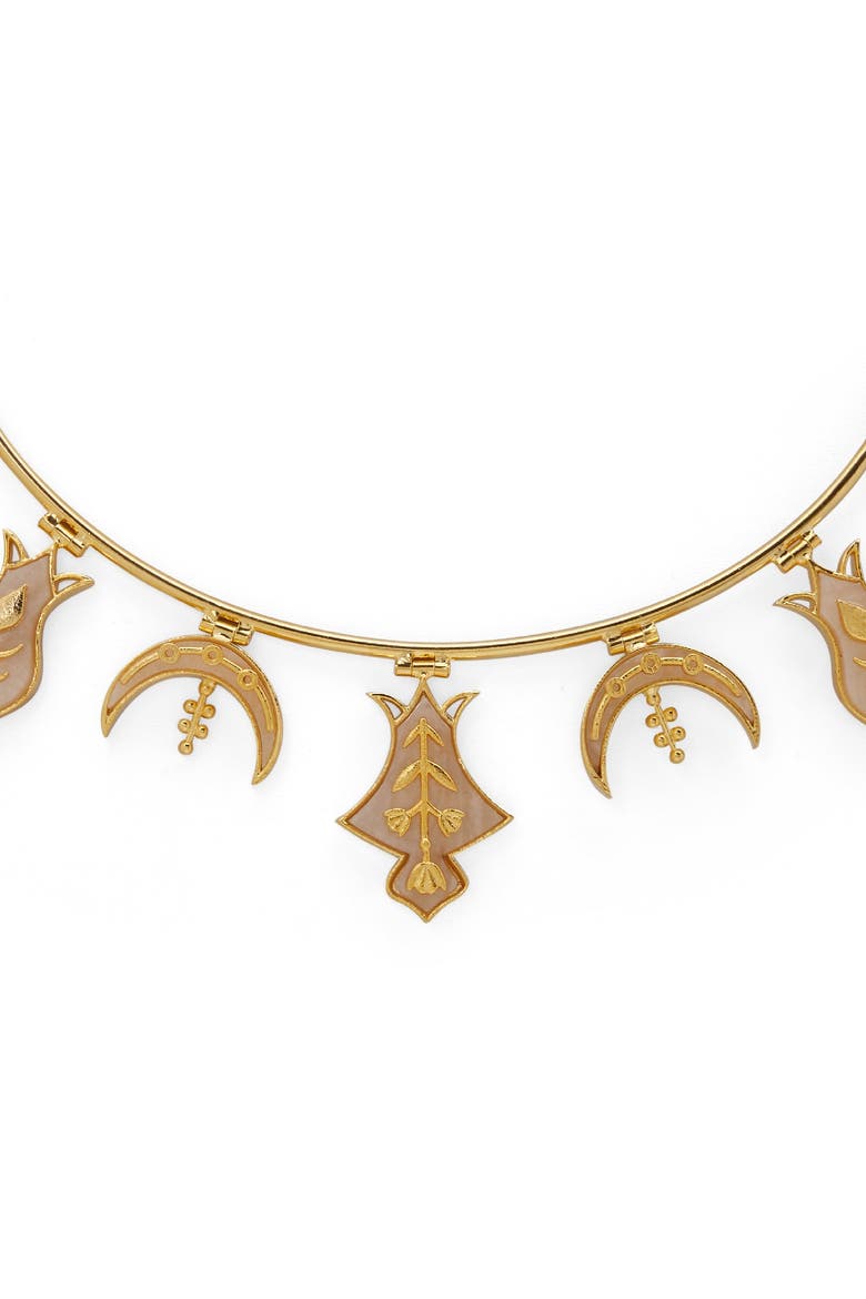HAMSA NECKLACE, Alternate, color, Gold Plated