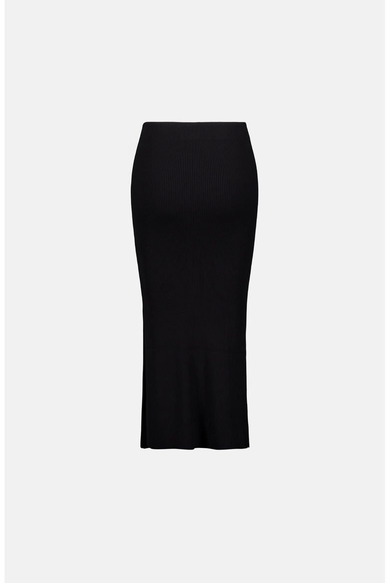 Deconstructed Rib Skirt, Alternate, color, Black