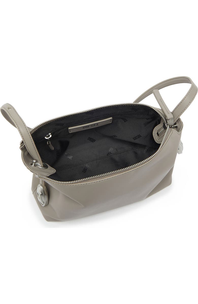 DIESEL<sup>®</sup> D-Rop Leather Shoulder Bag, Alternate, color, Grey