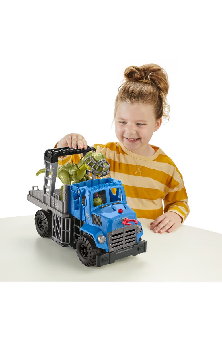 FISHER PRICE Imaginext<sup>®</sup> Jurassic World Break Out Dino Hauler & T-Rex Set, Alternate, color, 