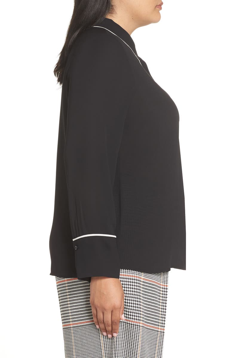 Halogen<sup>®</sup> x Atlantic-Pacific Hidden Placket Blouse, Alternate, color, 