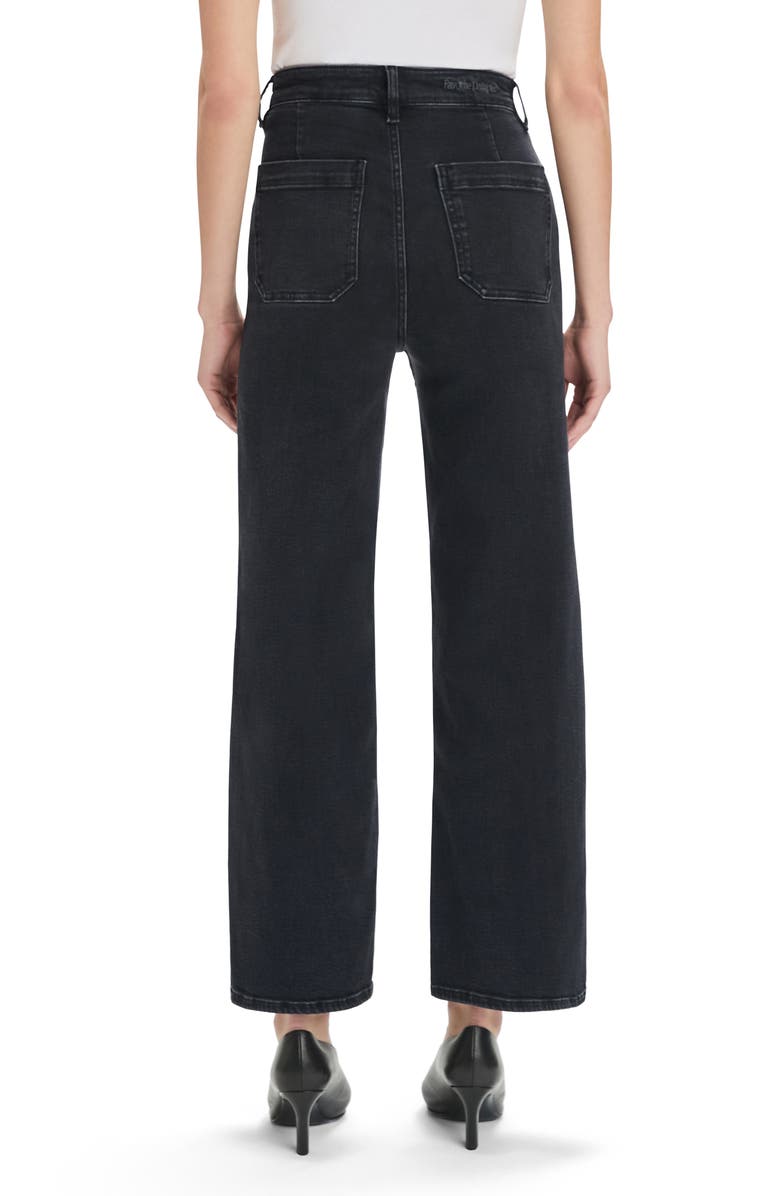 Favorite Daughter The Mischa Super High Waist Wide Leg Jeans, Alternate, color, Tupelo