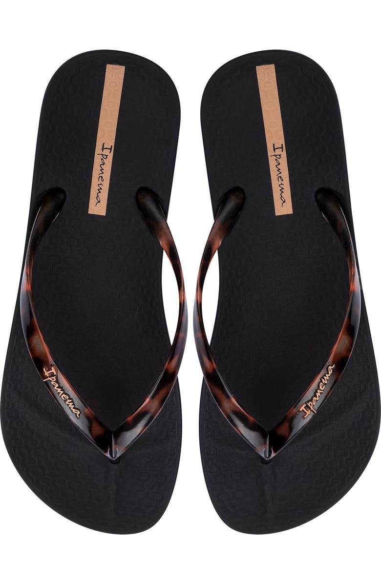 Ipanema Ana Connect II Flip Flop, Alternate, color, Black/Clear