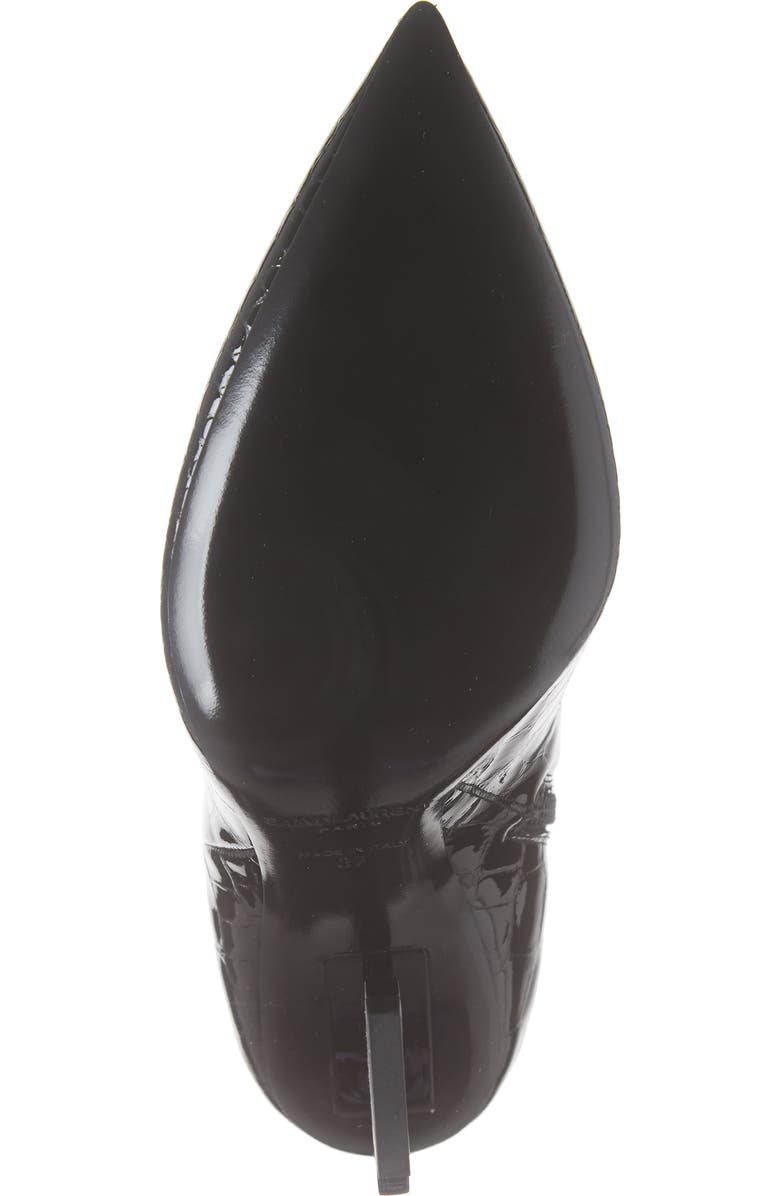 Saint Laurent Opyum YSL Pointed Toe Bootie, Alternate, color,
