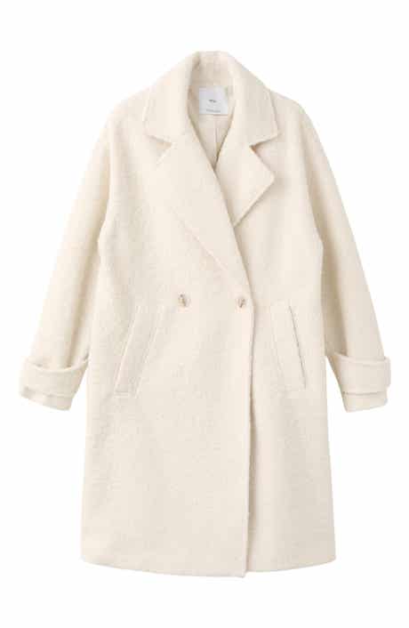 Lapels Bouclé Coat