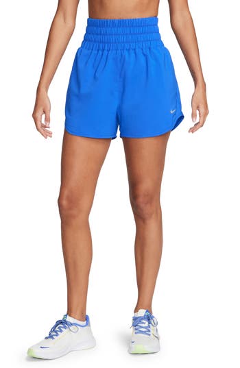 Shop Nike Dri-fit Ultrahigh Waist 3-inch Brief Lined Shorts