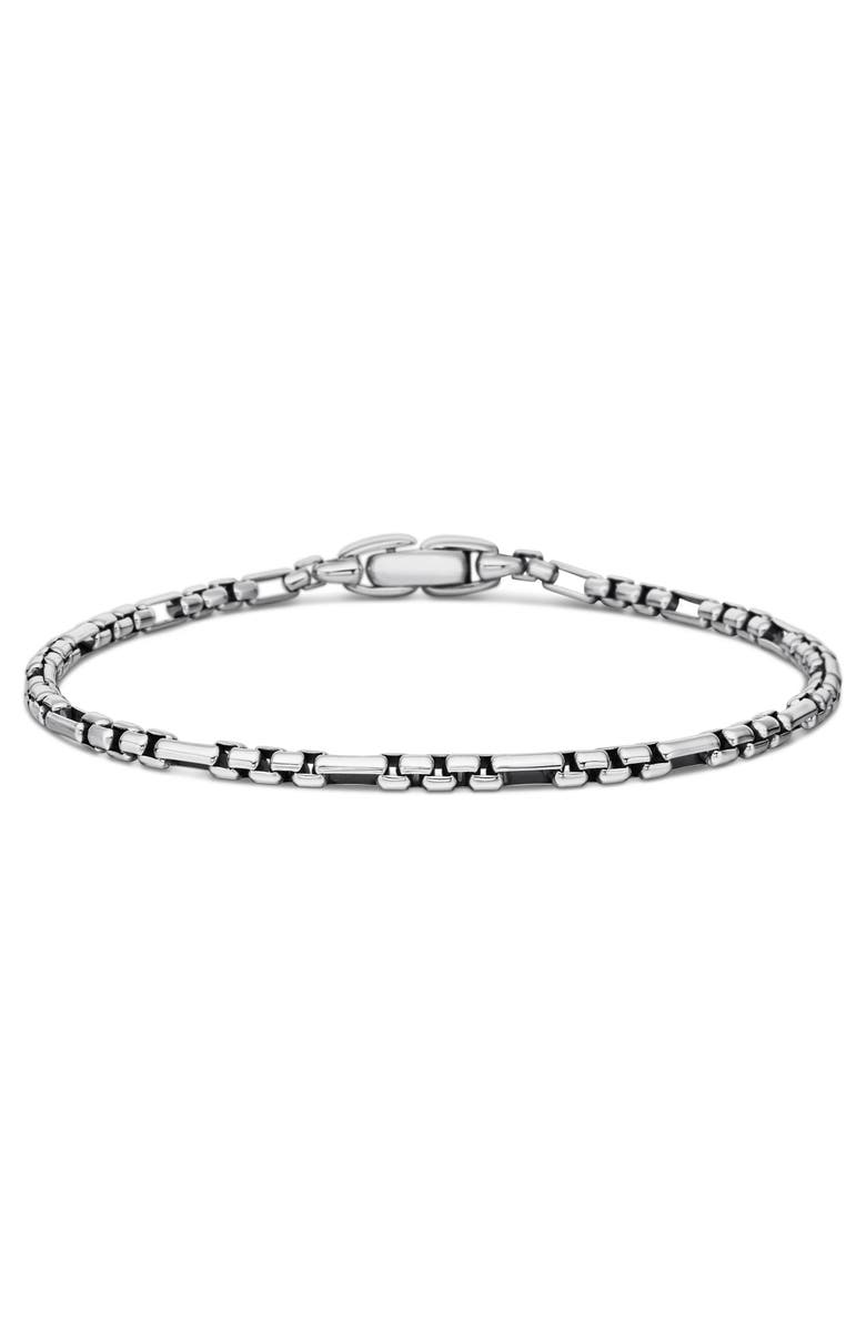 David Yurman Open Station Box Chain Bracelet, 3mm, Main, color, 