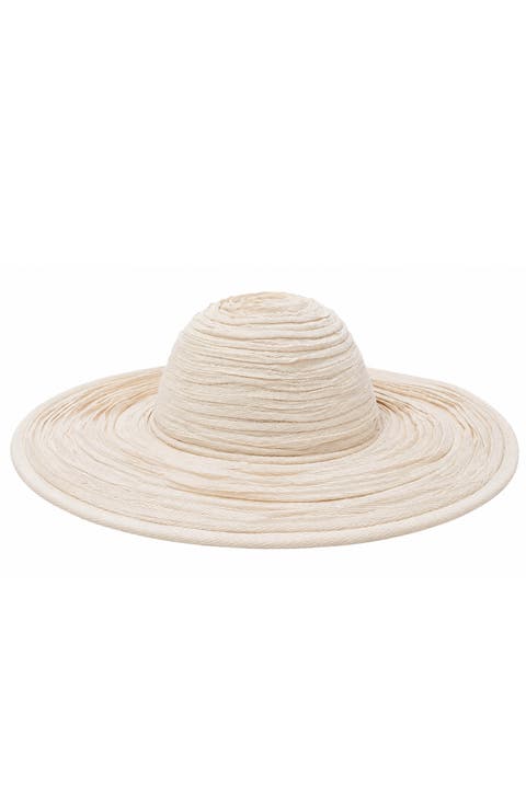 Chantilly Sculptural Jute Sun Hat