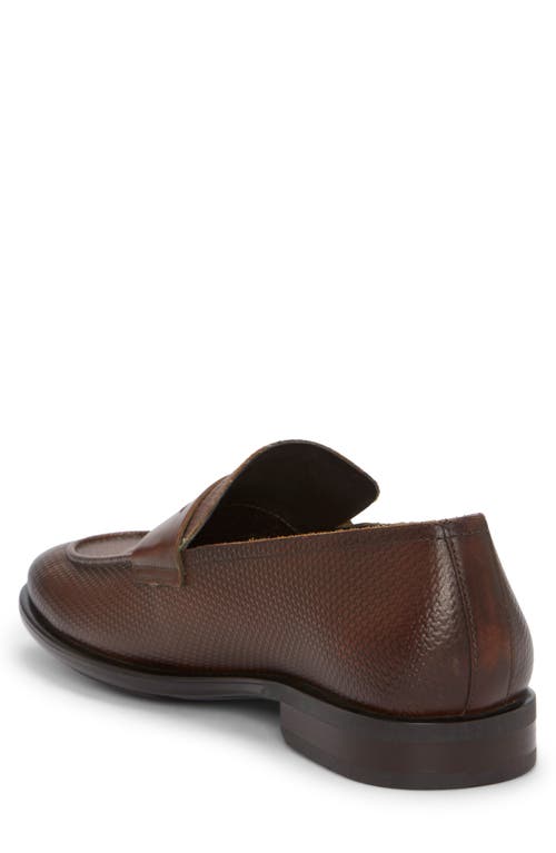 Vince Camuto Cyler Penny Loafer In Dark Cuero