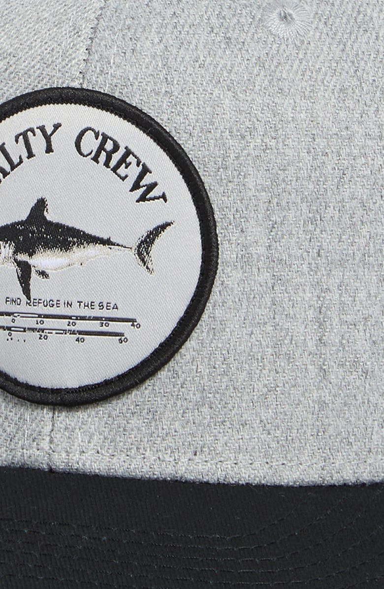 Salty Crew Kids' Bruce 6-Panel Snapback Baseball Cap, Alternate, color, Grey Heather