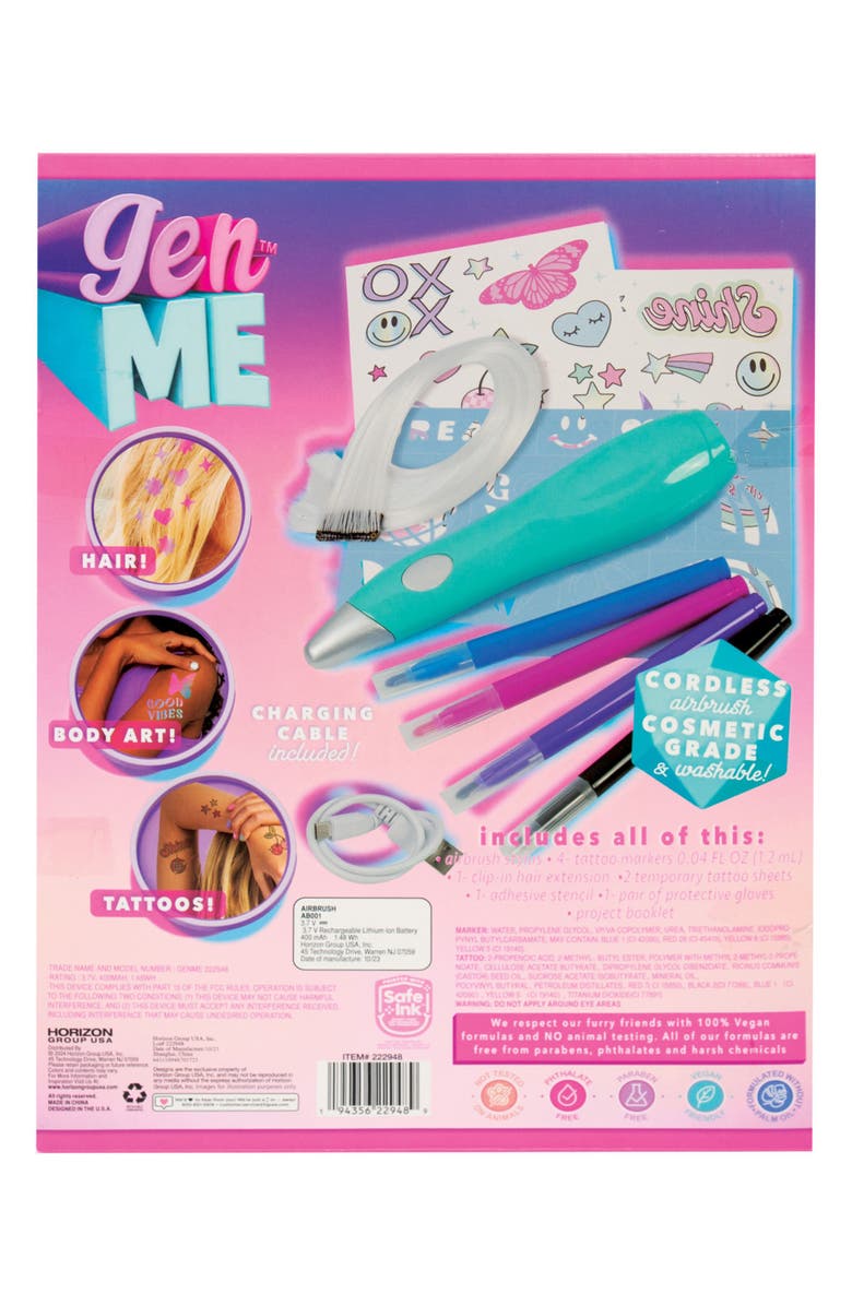 GEN-ME Kids' All-in-One Airbrush Designer Kit, Alternate, color, 