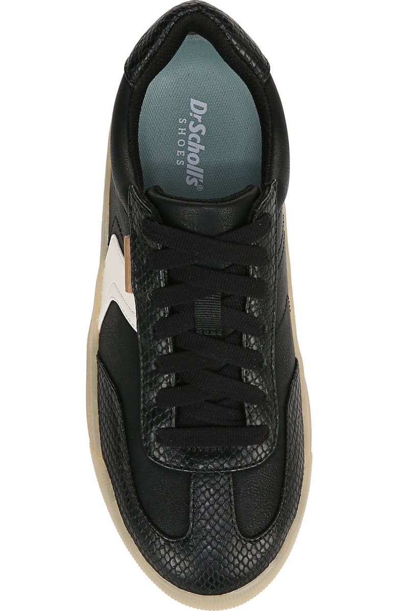 Dr. Scholl's Time Off Win Low Top Sneaker, Alternate, color, Black