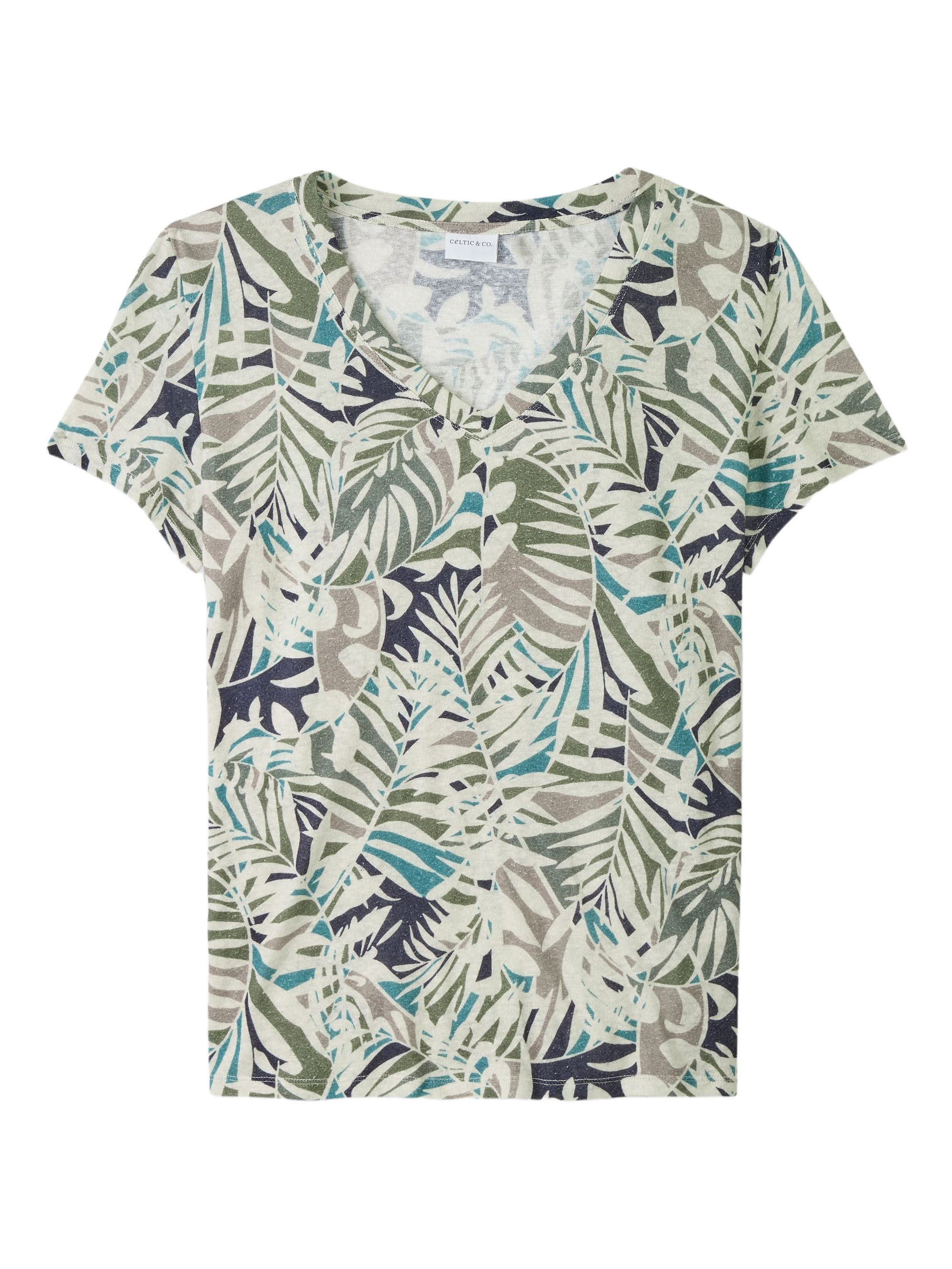 Cotton V-Neck Short Sleeve T Shirt - image 2