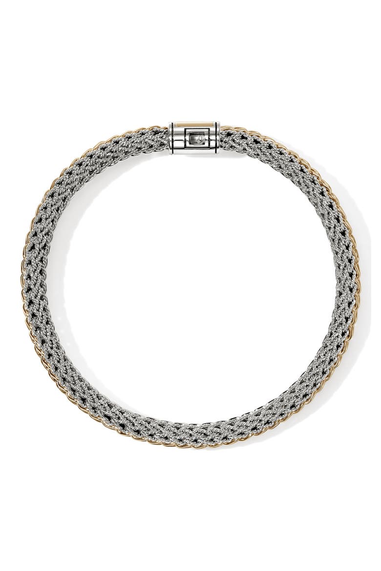 Icon Reversible Bracelet, 6.5mm, Alternate, color, SILVER AND GOLD