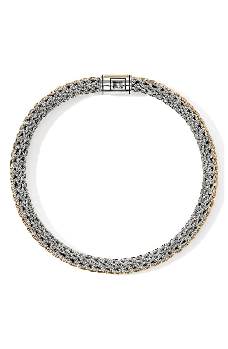 John Hardy Icon Reversible Bracelet, 6.5mm, Alternate, color, Silver And Gold