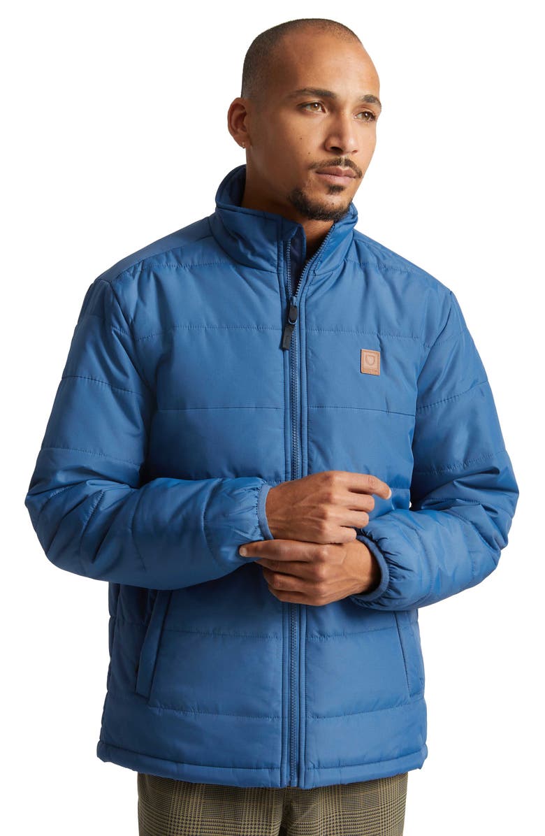 Brixton Cass Quilted Cotton Blend Puffer Jacket, Alternate, color, 