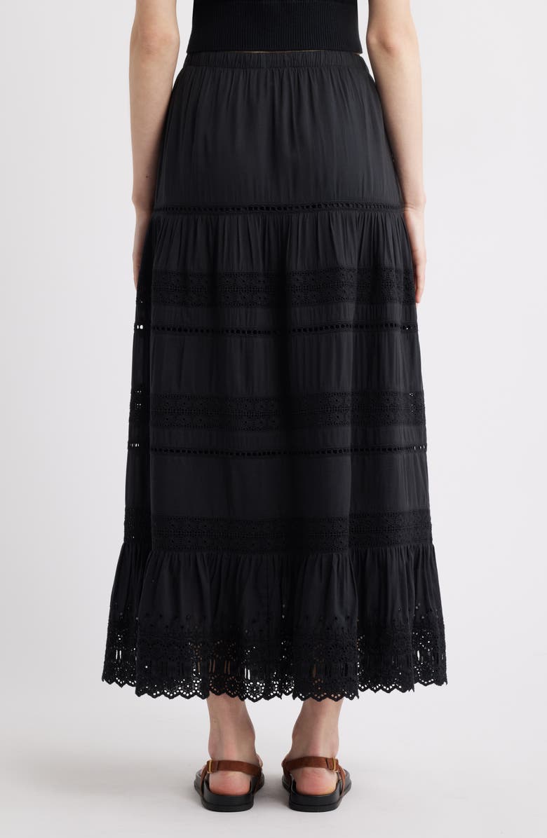 Treasure & Bond Lace Inset Maxi Skirt, Alternate, color,