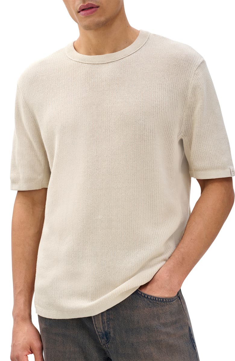 rag & bone Harvey Short Sleeve Shirt, Main, color, Desert Sand