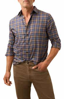 The Movement Stretch Cotton Blend Twill Button-Up Shirt