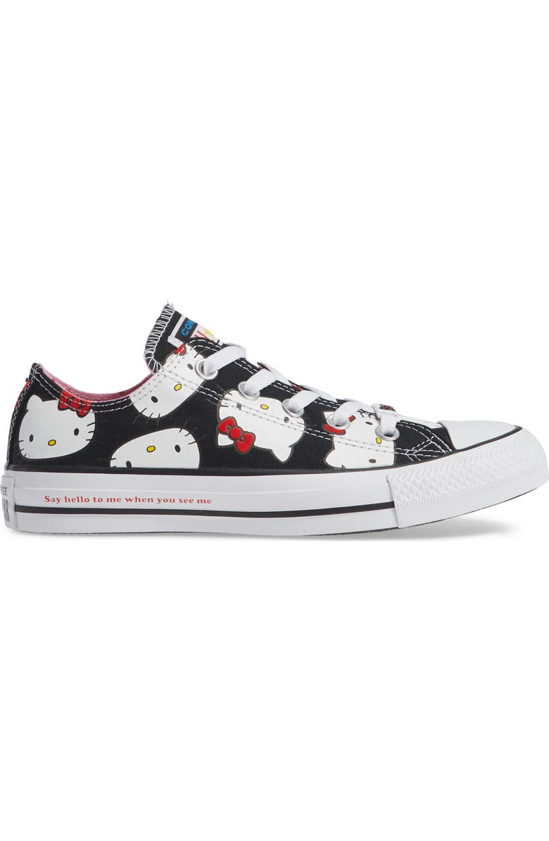 Converse Chuck Taylor<sup>®</sup> All Star<sup>®</sup> Hello Kitty Sneaker, Alternate, color,